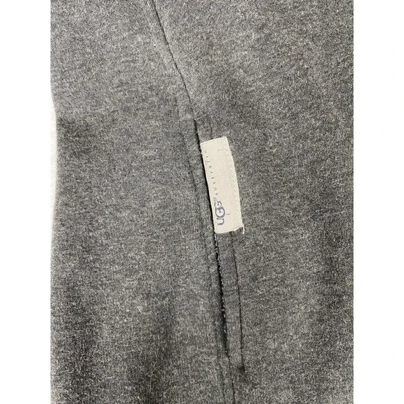 UGG Fleece Lined Full Zip Hoodie Dark Gray Women’s S Soft Cozy Sweatshirt Pocket - Picture 6 of 8